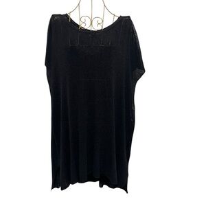 EILEEN FISHER Linen Blend Sleeveless Tunic Top Size Large